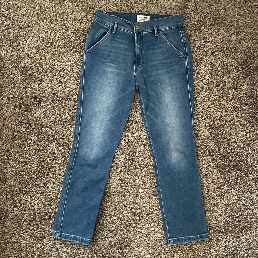 Frame Le Slender Thistle straight leg jean women’s size 27
